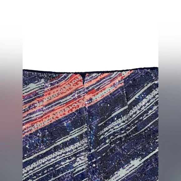 j crew Collection sequin pencil skirt Sz:8 - Picture 3 of 9